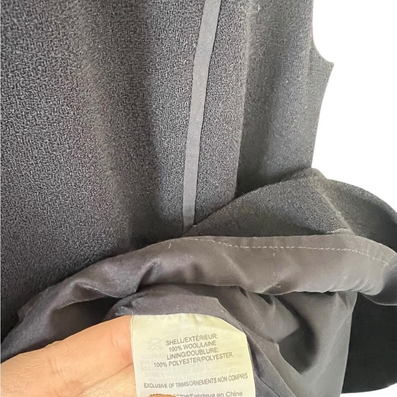 Tory Burch Wayde Midnight Blue Wool Crepe Midi Dress - Picture 5 of 7